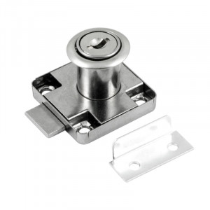 Мебельный замок 6136 хром