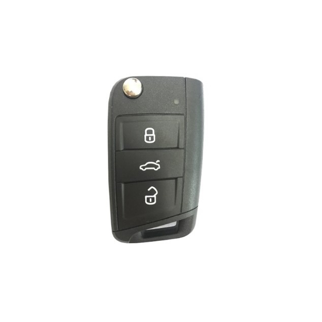Ключ выкидной SKODA Octavia 2021 MQB48 433 MHz ASK с Keyless