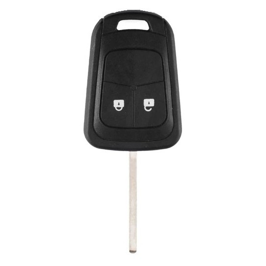 Корпус ключа CHEVROLET, OPEL 2 кнопки OP-11 HU100