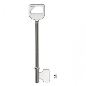 Заготовка дверного ключа Бода-3 BDO3D 100*18,3*16,2 мм