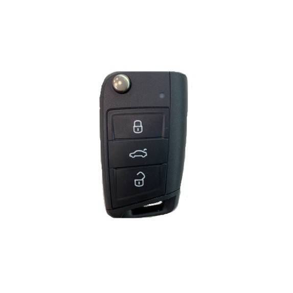 Ключ выкидной VOLKSWAGEN Tiguan 2017+ MQB48 433 MHz ASK HU162