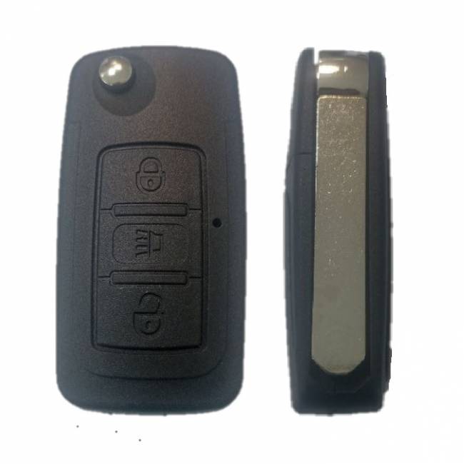 Корпус выкидного ключа Great Wall Motors (GWM) 3 кнопки, с лого