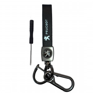 Ремешок кожаный PEUGEOT с карабином