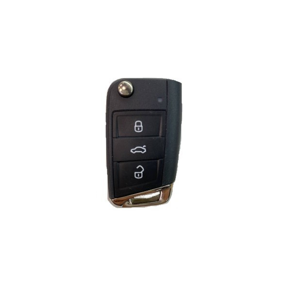 Ключ выкидной VOLKSWAGEN Tiguan 2017+ MQB48 433 MHz ASK HU162 с Keyless