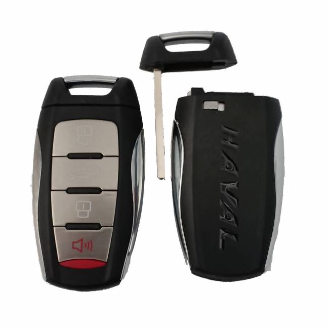 Корпус смарт ключа HAVAL GWM 3+1 кнопка + вставка