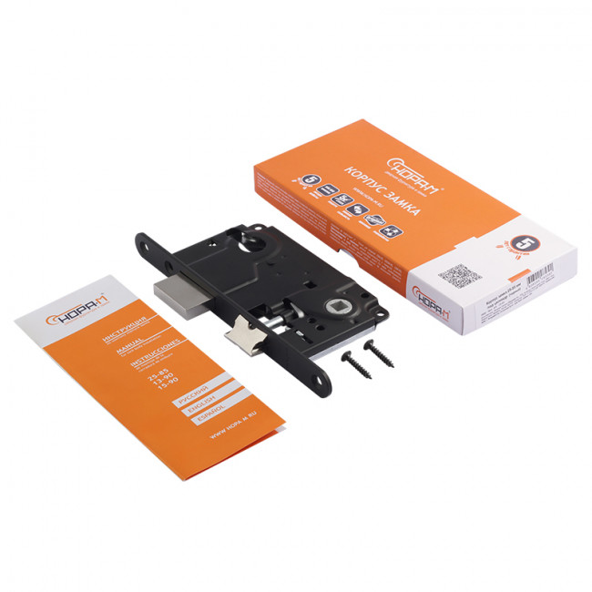 Корпус замка под цилиндр 25-85 мм черный Корпус замка под цилиндр 25-85 мм черный