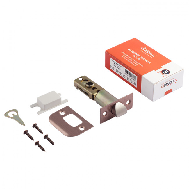 Внутренний механизм для всех моделей защелок Защелка дверная 60-70мм старая медь