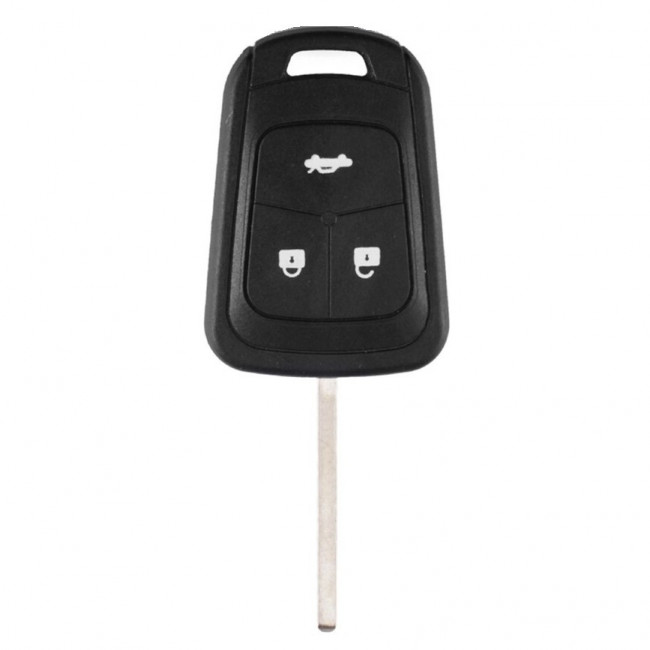 Корпус ключа CHEVROLET, OPEL 3 кнопки OP-11 HU100