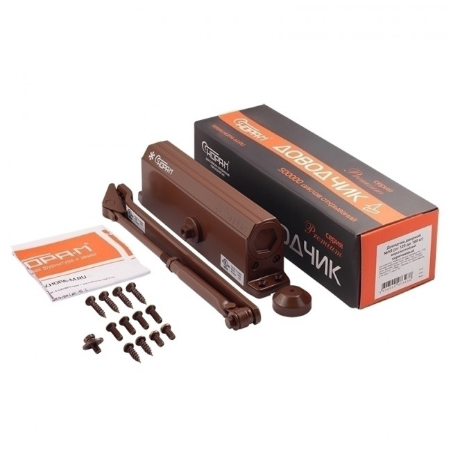 Доводчик дверной 5S коричневый 120-180кг Доводчик дверной 5S коричневый 120-180кг