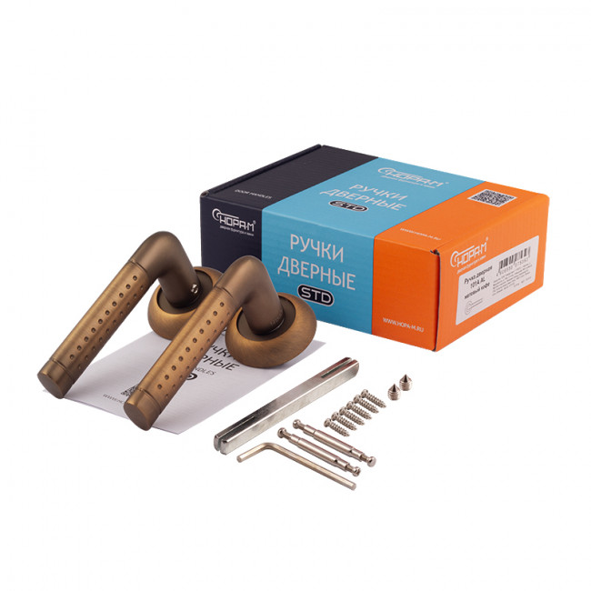 Ручка дверная 100 А Al матовый кофе Ручка дверная 100 А Al матовый кофе