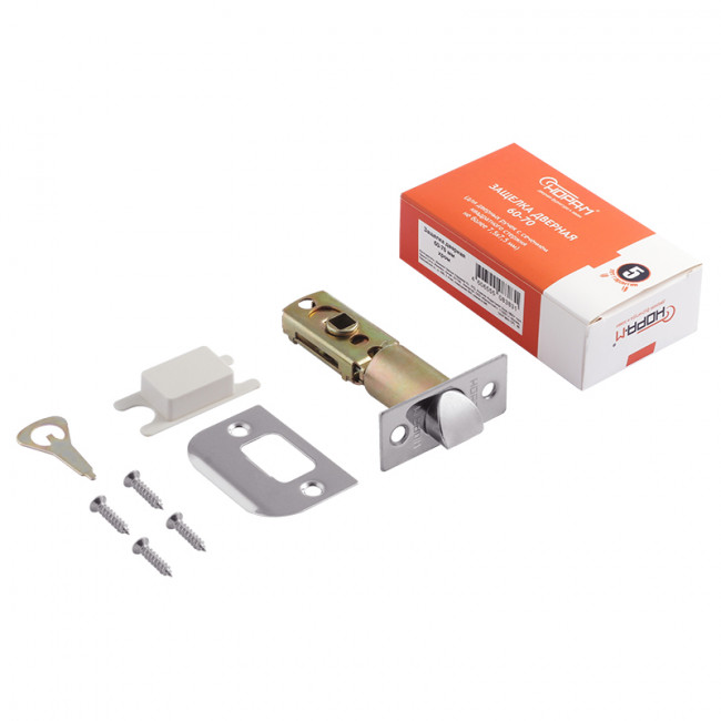 Внутренний механизм для всех моделей защелок Защелка дверная 60-70мм хром