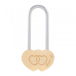 Замок навесной 623 золото