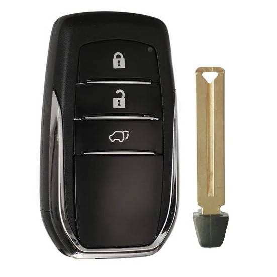 Корпус смарт ключа TOYOTA 3 кнопки + вставка TOY48