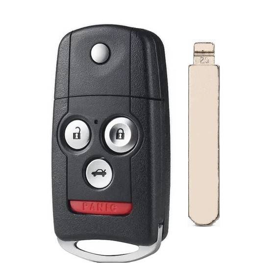 Корпус выкидного ключа HONDA 3+1 кнопки HOND-31 HON66, с лого