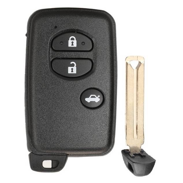 Корпус смарт ключа TOYOTA 3 кнопки + вставка TOY48