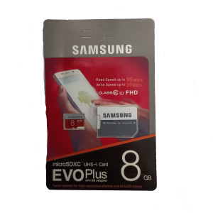 SAMSUNG EVO MicroSD 10class 8Gb