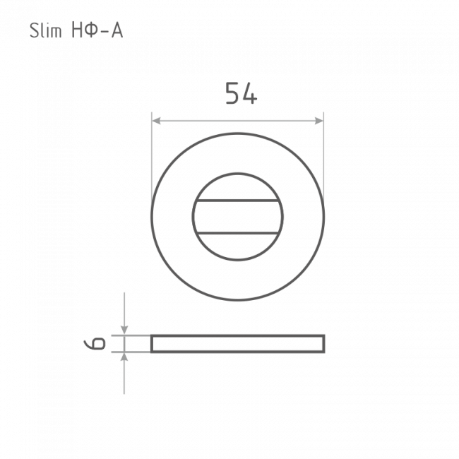 Фиксатор НФ-А Slim графит Фиксатор НФ-А Slim графит