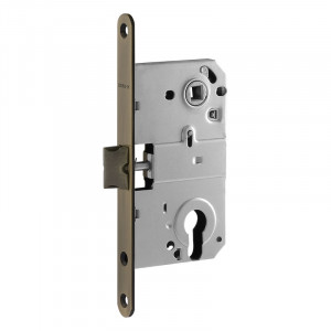 Корпус замка под цилиндр M25-85 мм старая бронза