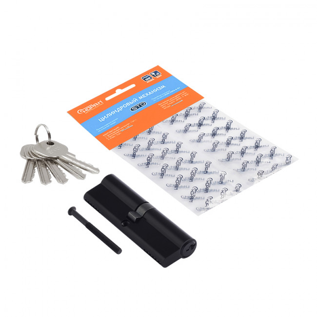 Цилиндр STD Al Л черный л-100 (50-50) Цилиндр STD Al Л черный л-100 (50-50)