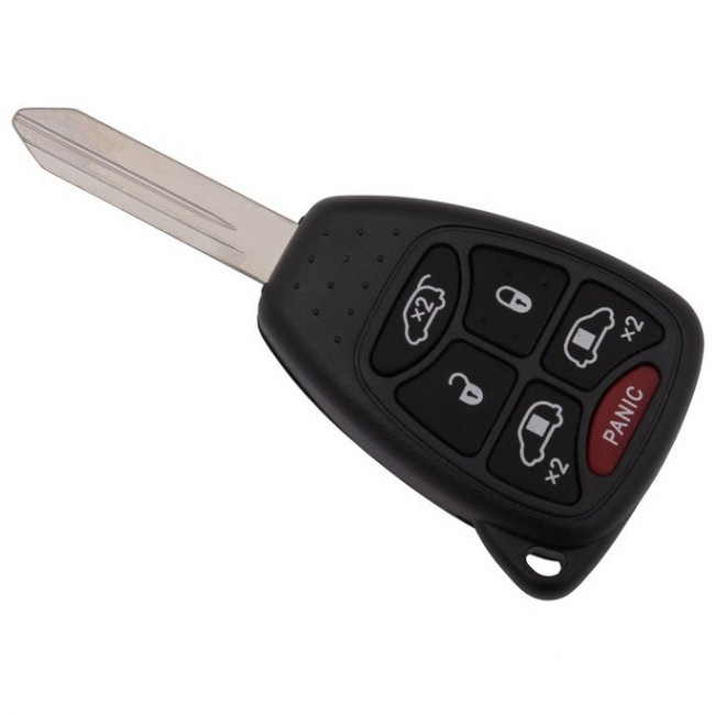 Корпус ключа Chrysler 5+1 кнопок Y160