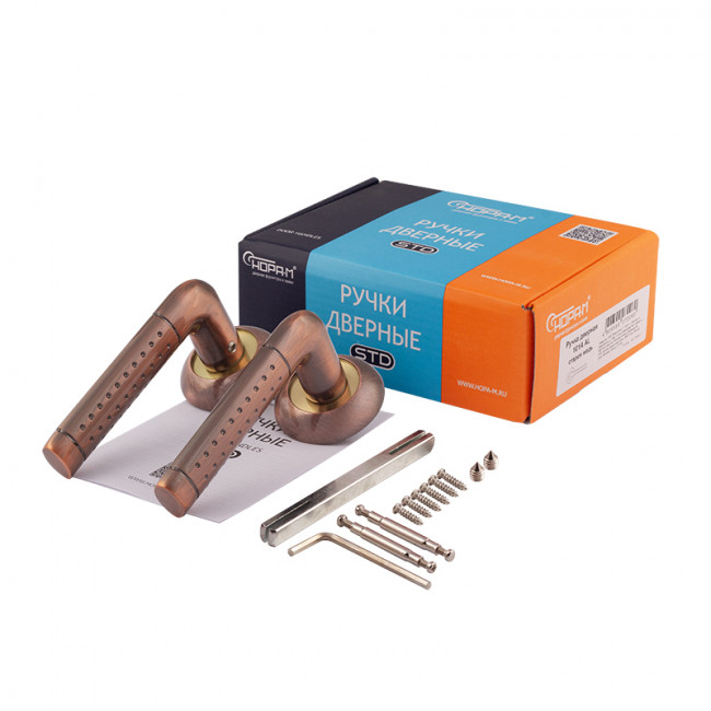 Ручка дверная 101 А Al старая медь Ручка дверная 101 А Al старая медь