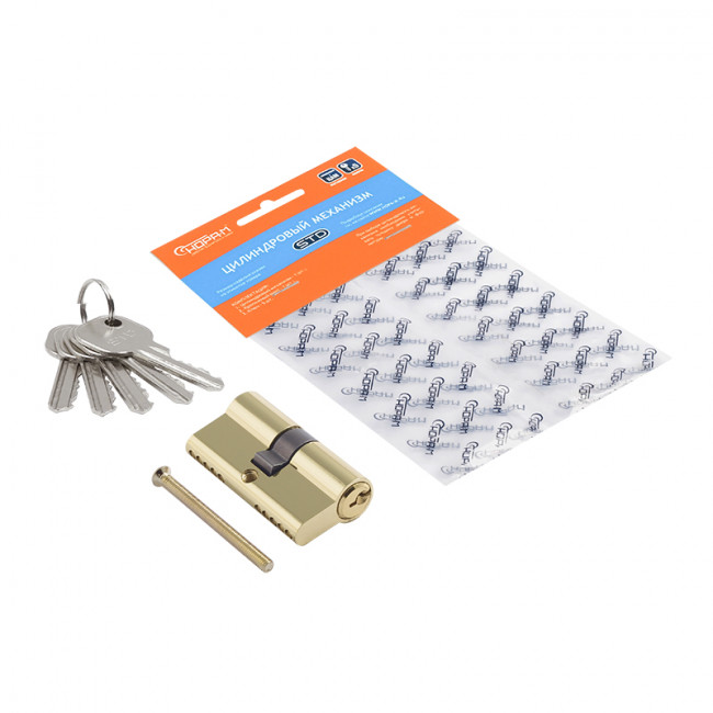 Цилиндр STD Al Л золото л-60 (30-30) Цилиндр STD Al Л золото л-60 (30-30)