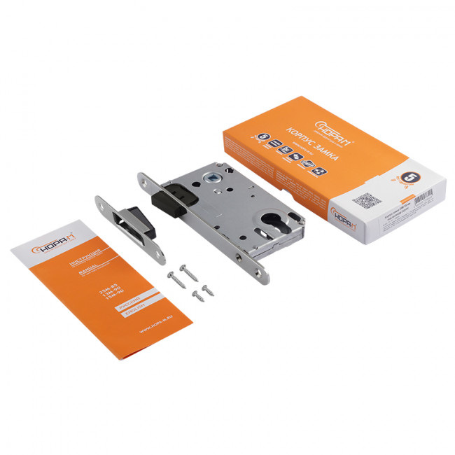 Корпус замка под цилиндр магнитный 25М-85 мм хром Корпус замка под цилиндр магнитный 25М-85 мм хром