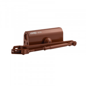 Доводчик дверной 310 LONEX от 15 до 60 кг коричневый