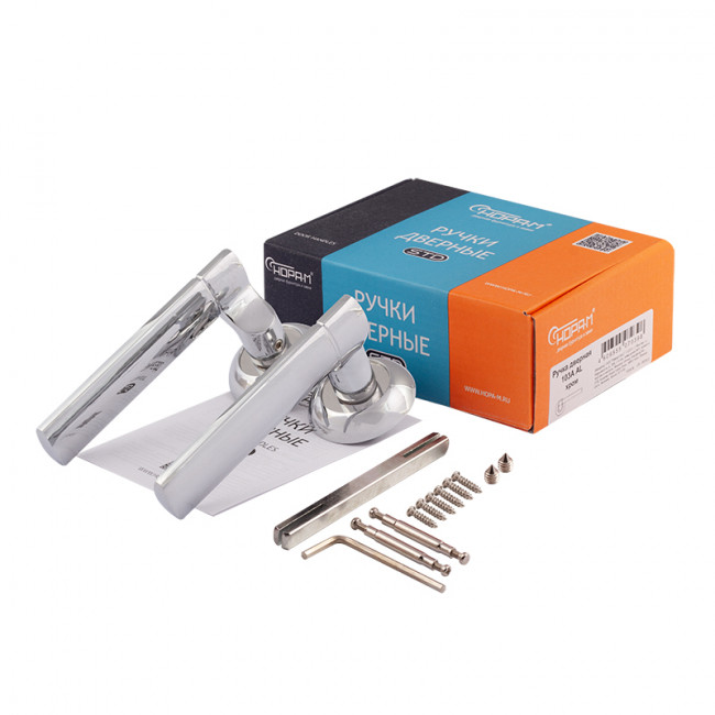 Ручка дверная 103 А Al хром Ручка дверная 103 А Al хром