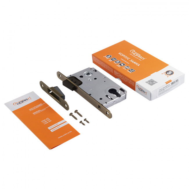 Корпус замка под цилиндр магнитный 25М-85 мм старая бронза Корпус замка под цилиндр магнитный 25М-85 мм старая бронза