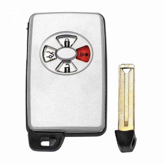 Корпус смарт ключа TOYOTA 3+1 кнопки + вставка TOY48