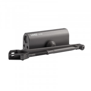 Доводчик дверной 330 LONEX от 50 до 120 кг графит
