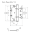 Петля без врезки 800-4' STD (100*75*2,5) без колп. матовый кофе