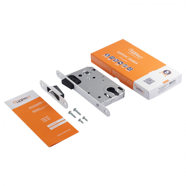 Корпус замка под цилиндр магнитный 25М-85 мм белый Корпус замка под цилиндр магнитный 25М-85 мм белый