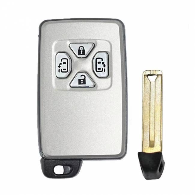 Корпус смарт ключа TOYOTA 4 кнопки + вставка TOY48
