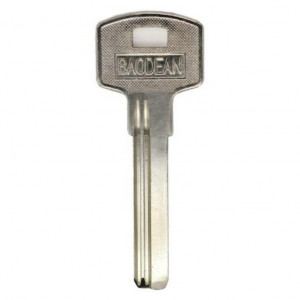 Заготовка вертикального ключа Baodean 38мм 2 паза металл