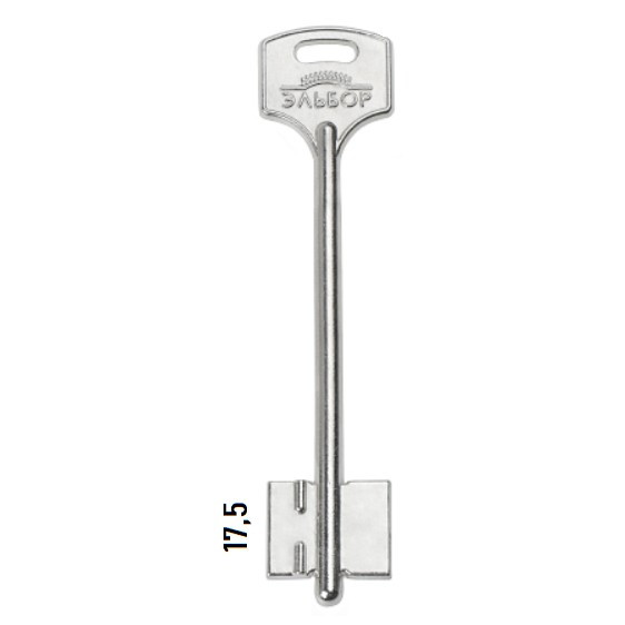 Заготовка дверного ключа Эльбор-20 ELB20D 116*22*17,5мм