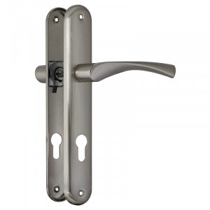 Ручка на планке 100-85 мм матовый никель