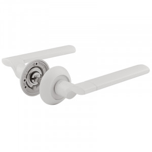 Ручка дверная 103 А Al белый