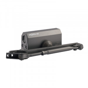 Доводчик дверной 410 ISPARUS от 15 до 60 кг графит