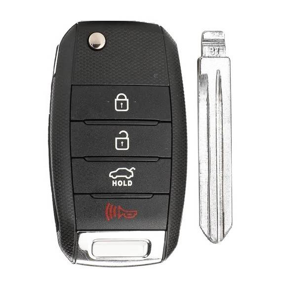 Корпус выкидного ключа HYUNDAI 3+1 кнопки HY-11D HYN14R, с лого