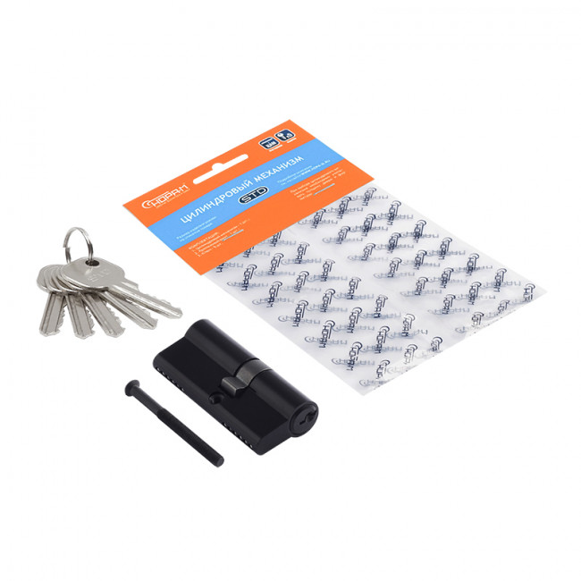 Цилиндр STD Al Л асимметричный черный л-70 (40-30) Цилиндр STD Al Л асимметричный черный л-70 (40-30)