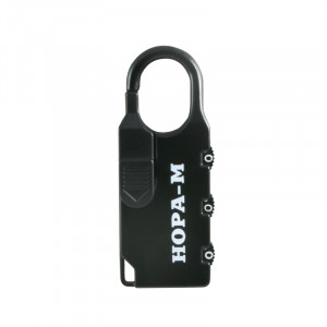 Навесной кодовый замок 605 черный 24 мм