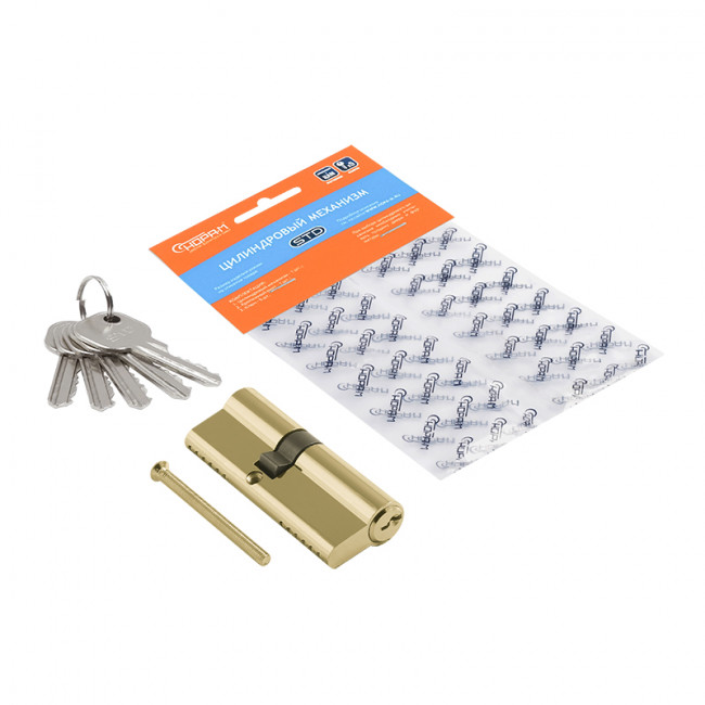 Цилиндр STD Al Л асимметричный золото л-80 (45-35) Цилиндр STD Al Л асимметричный золото л-80 (45-35)