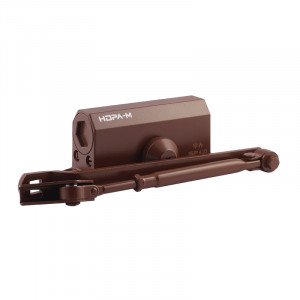 Доводчик дверной 410 ISPARUS от 15 до 60 кг коричневый