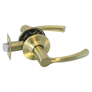 Защелка межкомнатная ТТ1 матовое золото 05 - без запирания