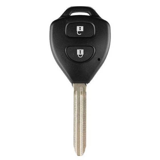 Корпус ключа TOYOTA 2 кнопки TOYO-15 TOY43, с лого