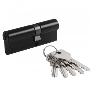 Цилиндр STD Al Л асимметричный черный л-80 (45-35)