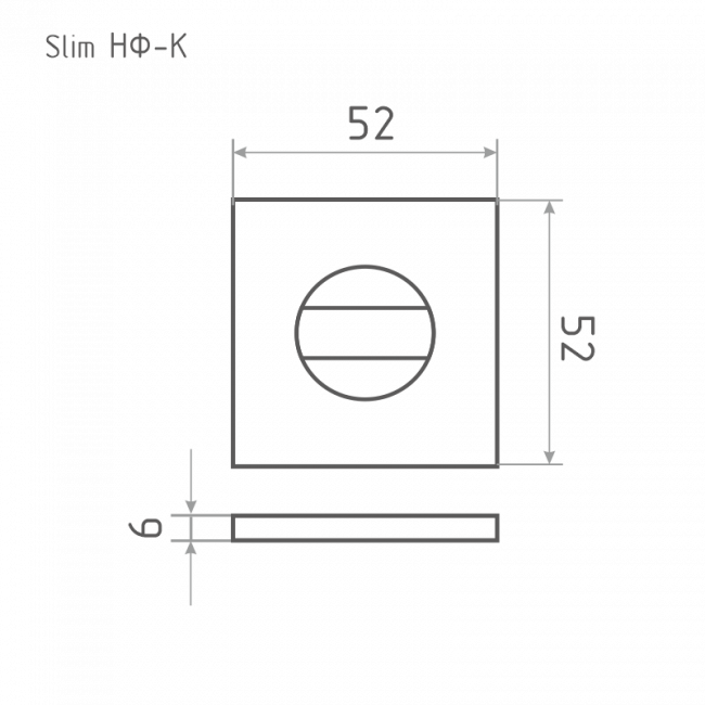 Фиксатор НФ-К Slim хром Фиксатор НФ-К Slim хром