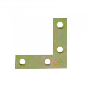 Уголок плоский №1 С прямыми углами цинк 60х60 мм